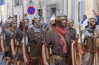 Défilé dans les rues - Camp Romains et expo